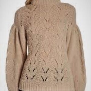 Kate Spade pointelle stitch sweater